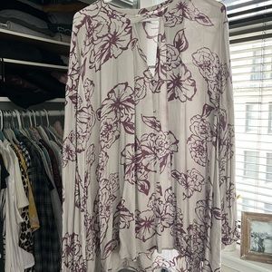 Free people swing keyhole tunic